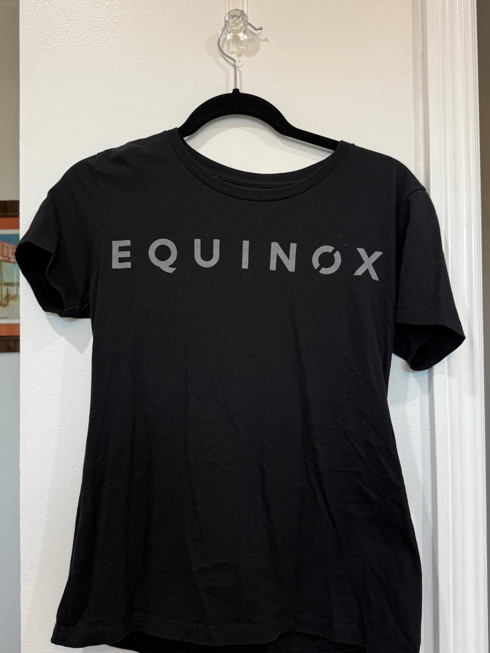 Equinox Women's Black Short Sleeve Logo Tee